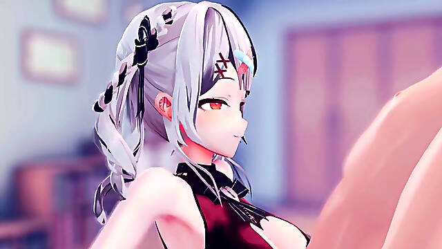 SKMTs clothed paizuri quickly milking the M-boy kun