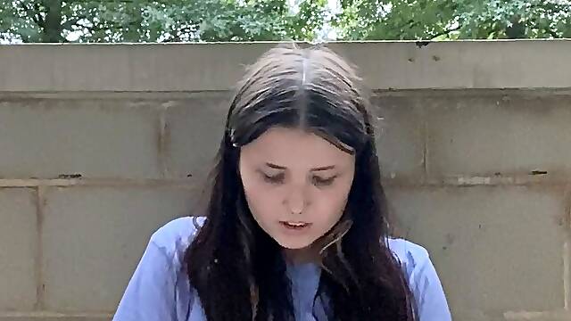 Teen Cute Italian Brunette Solo At
