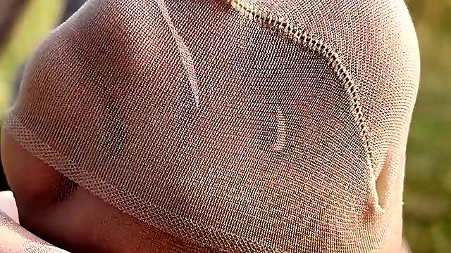 Nylon stockings pantyhose footjobs foot fetish sex