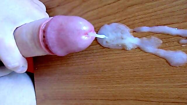 Handjob and cumshot 6
