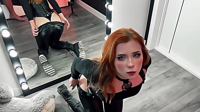 210 Gothic Girl Deep Sucking And Doggy Fucking
