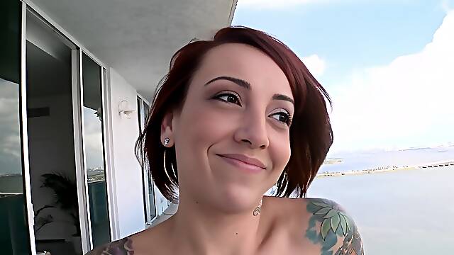 Red heads are more fun, Mila Treasure is tattooed and drop- gorgeous. Shes curvaceous with big tits and a crazy thick booty. Mirko got a chance to taste the pussy from the back and loved every...