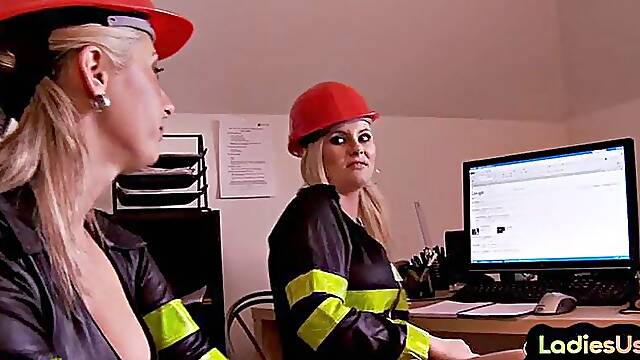 Uniformed Femdom Firefighters At Work