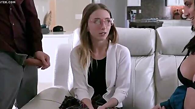Teen Convinces Her Foster Mother and Fosterfather - Xfoster