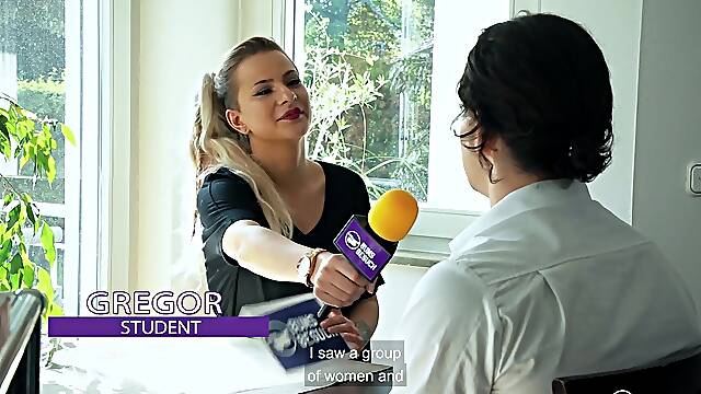 Sensual Susi Surprises a Fan with Steamy German Heat