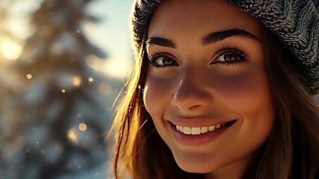 Marvelous Stripped Babes at a Ski Resort