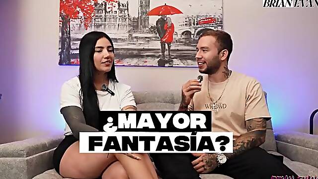 Colombian mother I'd like to fuck La Rola sexy interview ends screwing Brian Evansx - Large Booty