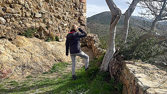 Accidental Blowjob Outdoors - I Cum Fast in His Mouth, They Almost See Us, Risky Homemade Sex