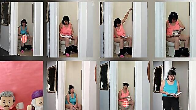 Toilet Detoxing Chatting Talking Album Covers Feeding You Laughter and Joy