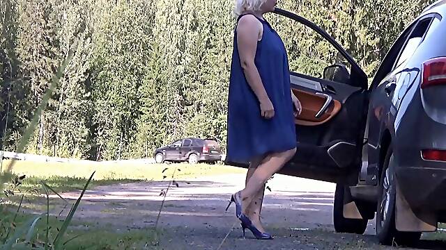 Fucked Fellow Traveler on Road