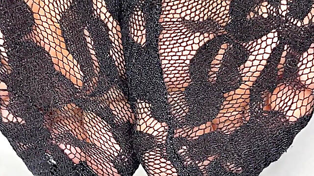 Lace Nylon French Pedicure