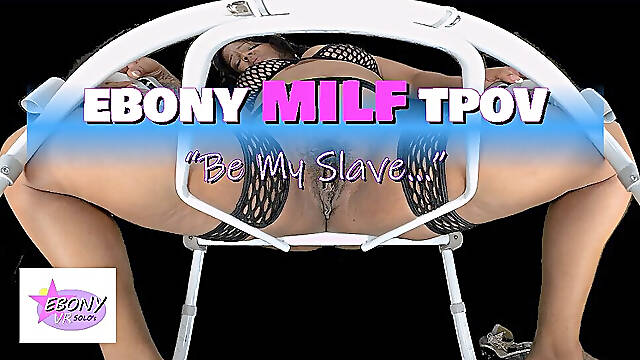 Ebony MILF - Toilet POV Ass Domination